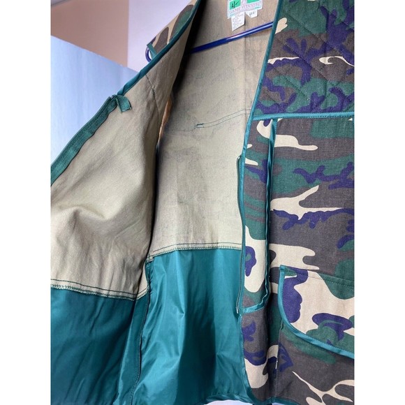 Vintage Game Winner Sportswear Camo Shooting Vest with Game Pouch XL 38-40 - Picture 6 of 16